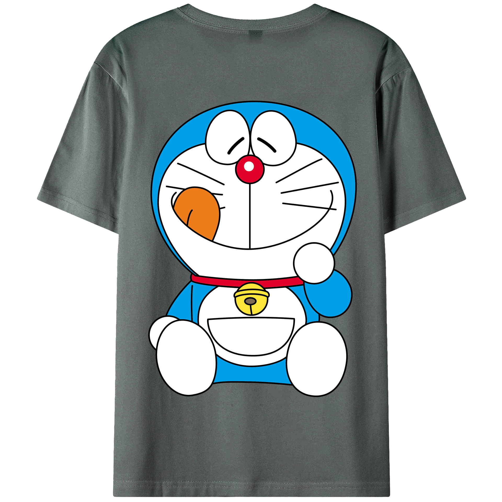 （画像用） ドラえもん Doraemon 綿100％半袖Tシャツ（背面プリント）